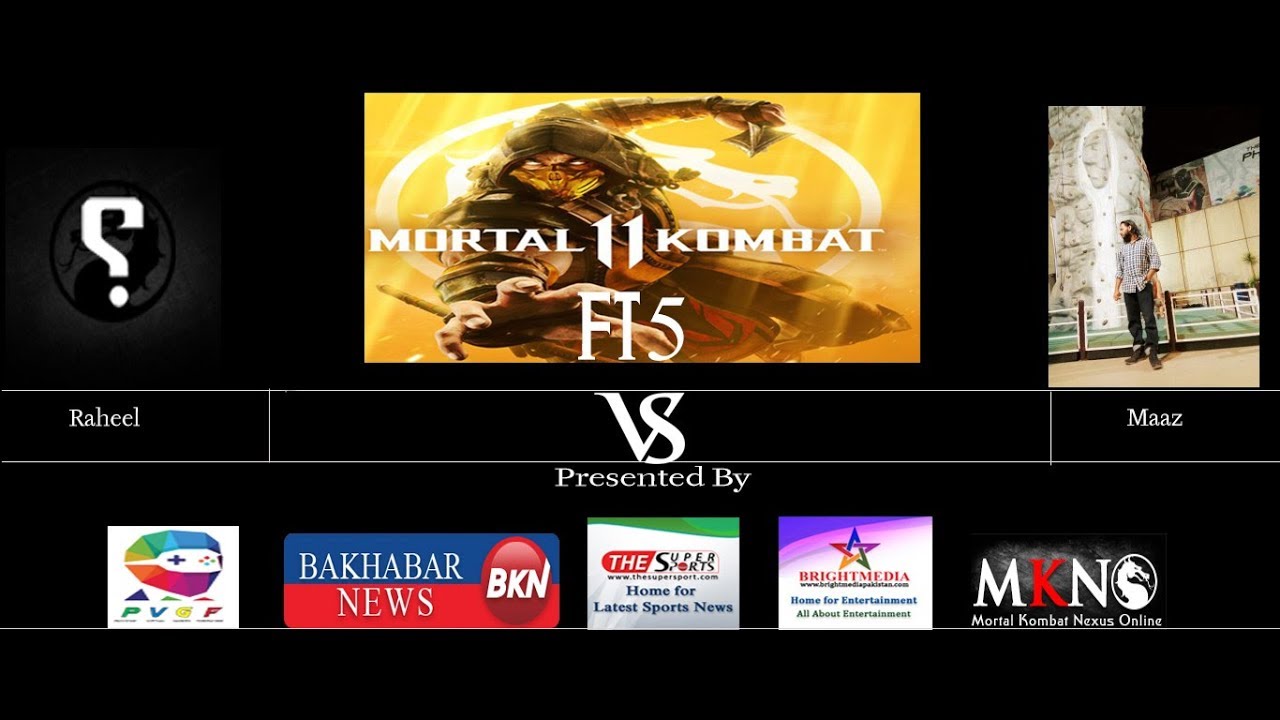 Mortal Kombat 11 FT5 Raheel Noob vs Maaz Skarlet PVGF Pakistan Esports